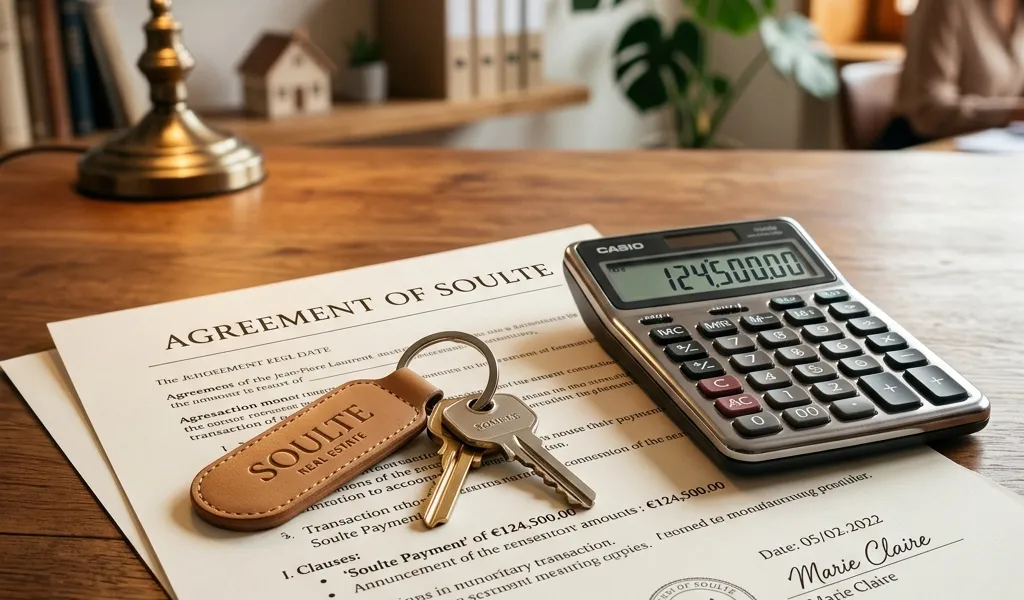 Illustration : Rachat de soulte en 2026 : Frais de notaire, calcul et astuces pour réussir son financement